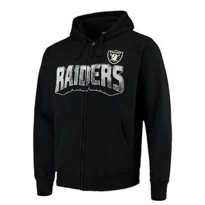 Men’s G-lll Sports Las Vegas Raiders Perfect Season Full Zip Hoodie - Large